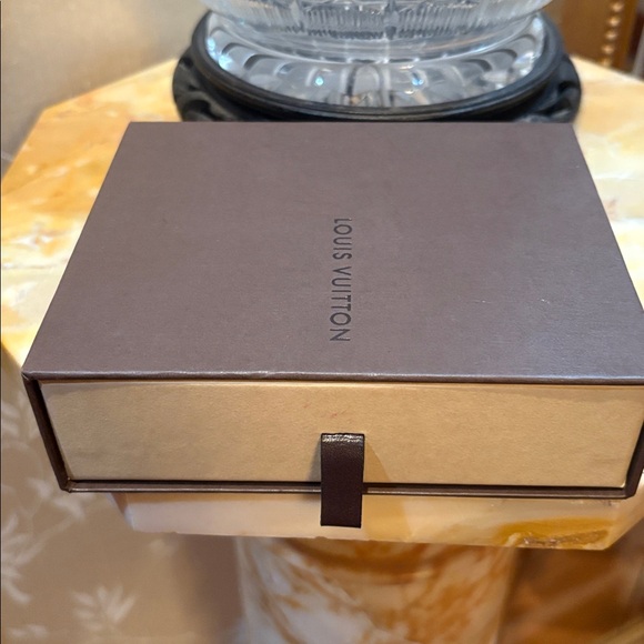 Louis Vuitton Authentic Slider  Brown Accessory Box with Tissue - Picture 1 of 6